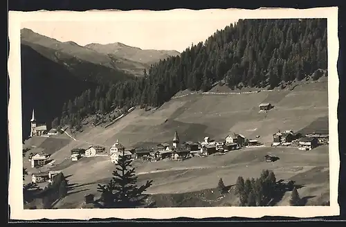 AK Monstein, Ortsansicht bei Sonnenschein