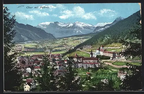 AK Chur, Ortsansicht mit Falknis