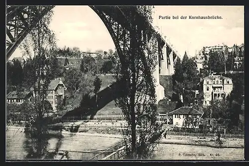 AK Bern, Partie bei der Kornhausbrücke