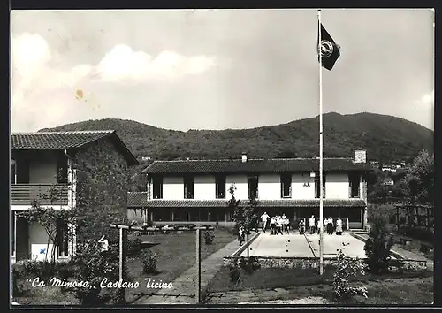AK Caslano /Ticino, Hotel Casa Mimosa
