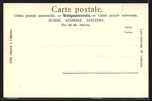 AK Bern, Ortsansicht mit Kirchenfeld