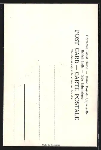 AK Indien, Water Carrier, Wasserträger