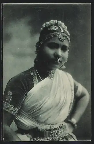 AK Nautch Dancing Girl aus Indien