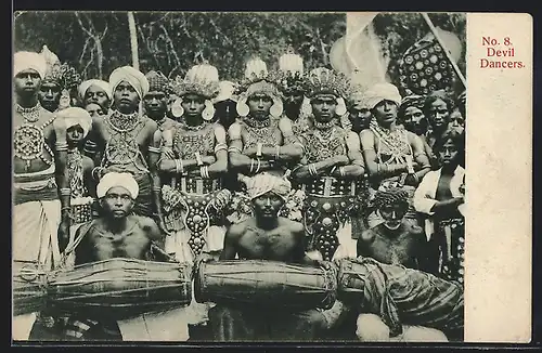 AK Ceylon / Sri Lanka, Devil Dancers