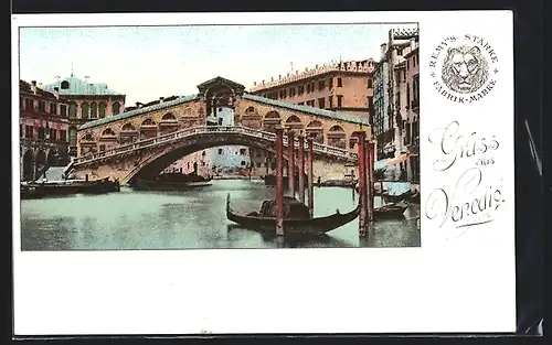 AK Venedig, Rialto-Brücke
