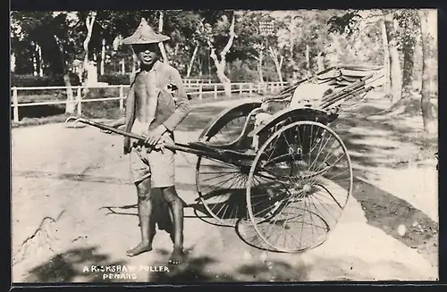 AK Penang, A Rickshaw Puller