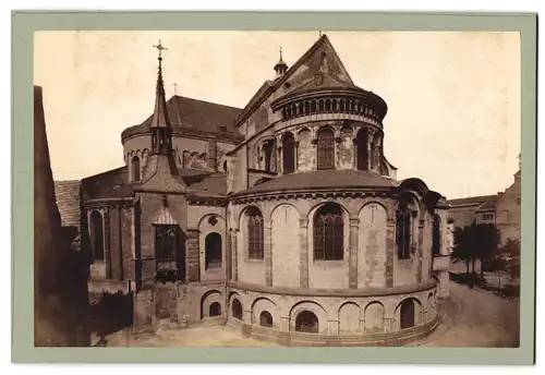 Fotografie unbekannter Fotograf, Ansicht Köln a. Rh., Rückansicht der St. Maria im Kapitol