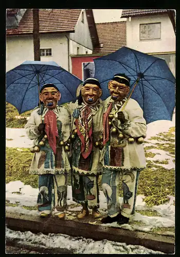 AK Bonndorfer Pflummenschlucker mit Regenschirmen