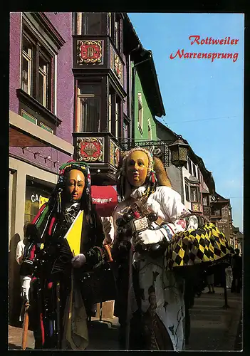 AK Rottweil, Narrensprung, Fransenkleidle und Gschellnarr