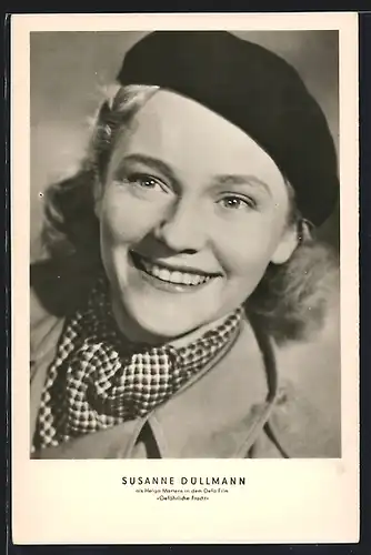 AK Schauspielerin Susanne Düllmann in dem Film Gefährliche Fracht