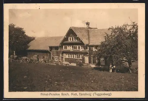 AK Hemberg (Toggenburg), Privat-Pension Reich Matt