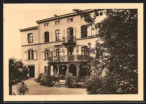 AK Basel, Villa in der Missionsstrasse 24