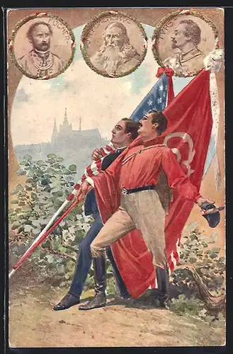 AK Sokol, Junge Athleten mit Flaggen