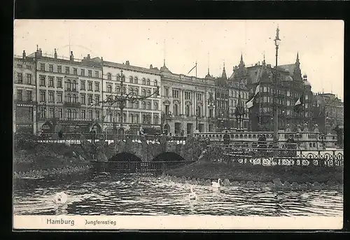 AK Hamburg-Neustadt, Am Jungfernstieg