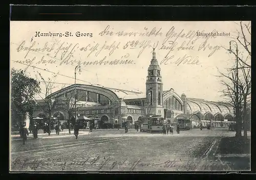 AK Hamburg-St. Georg, Hauptbahnhof