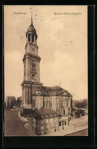 AK Hamburg-Neustadt, Neue Michaeliskirche, eingeweiht am 19. Oktober 1912