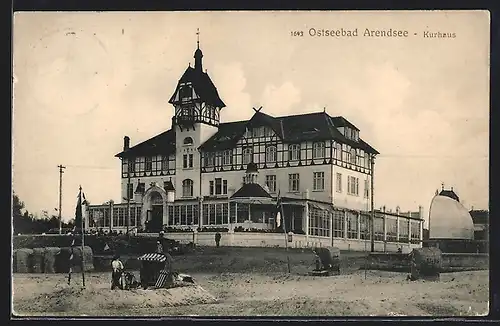 AK Arendsee, Das Kurhaus des Ostseebades