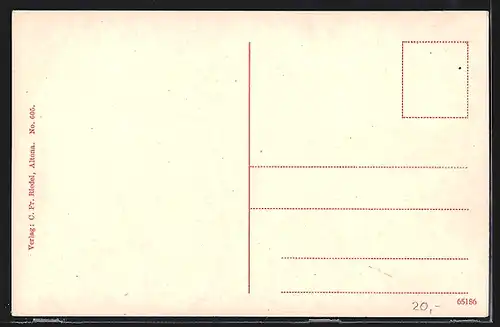 AK Hamburg-Altona, Altes Rathaus und Königstrasse