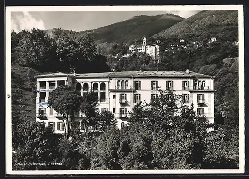 AK Locarno, Am Hotel Belvedere