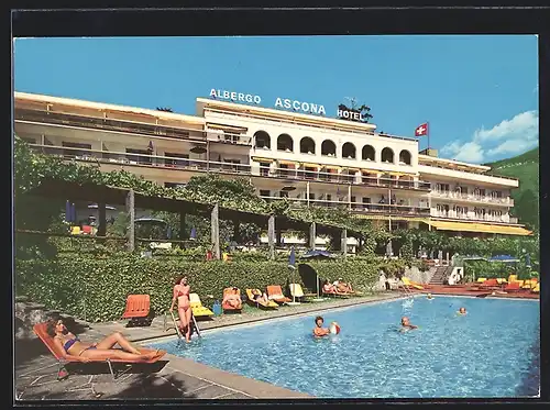 AK Ascona, Am Hotel Albergo Ascona, Schwimmbad