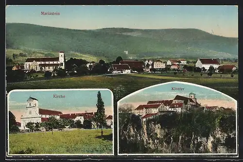 AK Mariastein, Panorama, Kirche und Kloster