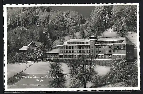 AK Teufen, Kinder-Heilstätte Bad Sonder im Winter