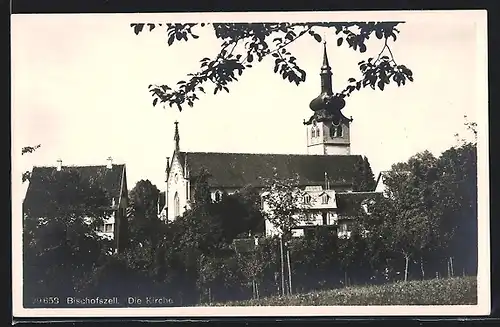 AK Bischofszell, Blick nach der Kirche