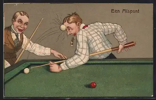 AK Falsche Bande!, Unfall mit Billardkugel