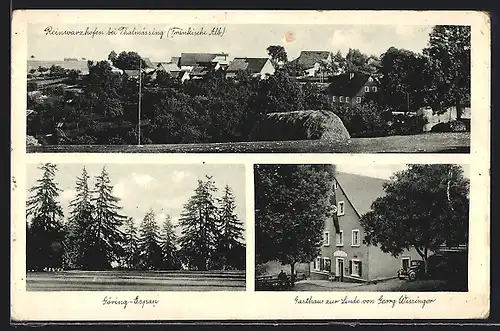 AK Reinwarzhofen bei Thalmässing /Fränkische Alb, Gasthaus zur Linde, Ortsansicht