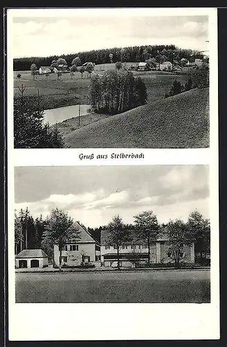 AK Silberbach /Konradsreuth, Hotel Silberbacher Hof, Ortsansicht