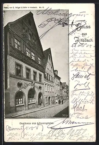 AK Ansbach, Gasthaus zur Löwengrube