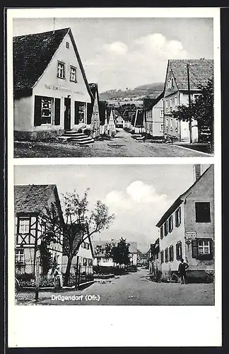 AK Drügendorf / Ofr., Handlung von Hch. Fuchs, Ortspartie