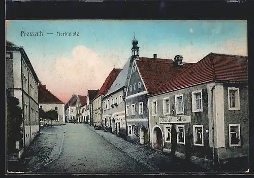 AK Pressath, Gasthof zum Stern am Marktplatz
