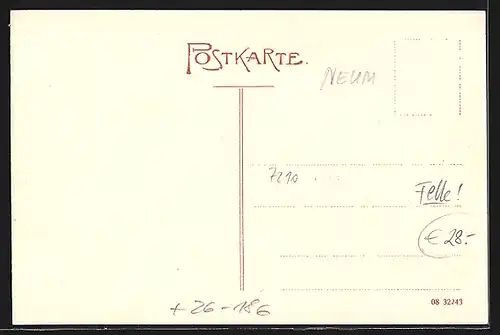 Künstler-AK Eugen Felle: Kastl, Gasthaus zur Post, Rathaus