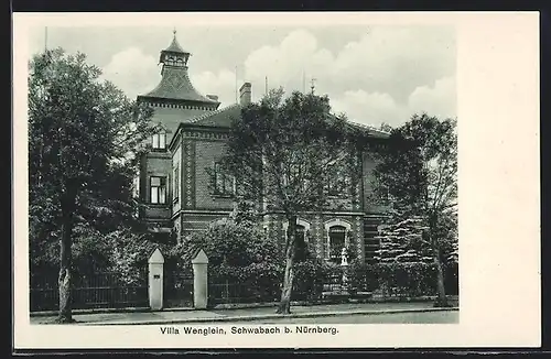 AK Schwabach b. Nürnberg, Villa Wenglein