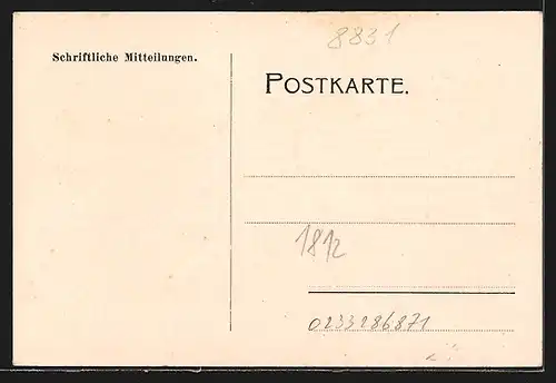 AK Ettenstatt, Kgl. Post-Agentur, Handlung von M. Winter, Ortsansichten