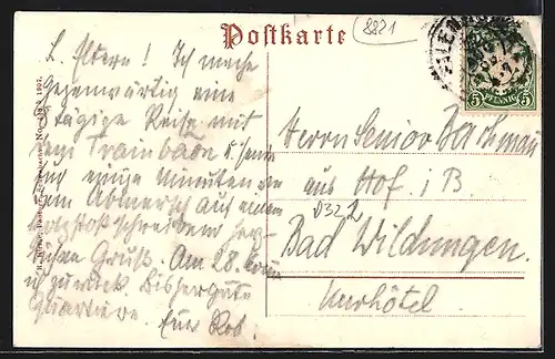 AK Theilenhofen, Schule u. Pfarrhaus, Gasthaus von Wissmüller und Post