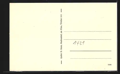 AK Pettendorf, Gasthaus Hamm, Blick auf den Ort