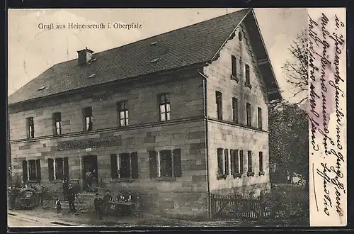 AK Heinersreuth i. Oberpfalz, An der Besold`schen Brauerei