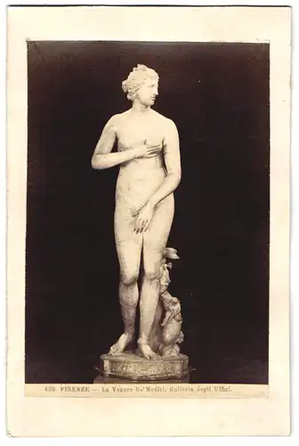 Fotografie unbekannter Fotograf, Ansicht Firenze, La Venere De`Medici, Galleria degli Uffizi