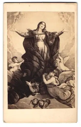 Fotografie unbekannter Fotograf und Ort, Gemälde: Himmelfahrt der Jungfrau Maria