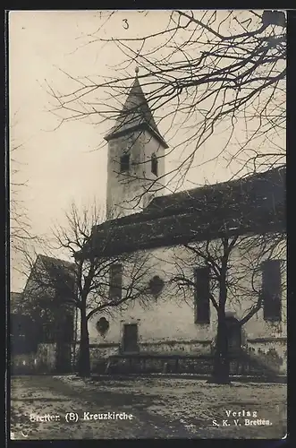 AK Bretten, Blick auf die Kreuzkirche