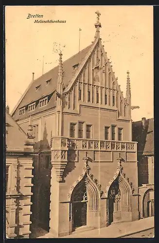 AK Bretten, Blick auf das Melanchthonhaus