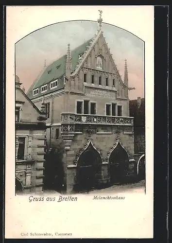 AK Bretten, Blick auf das Melanchthonhaus