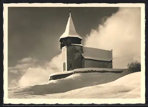 AK Davos, Das Frauenkirchli im Schnee