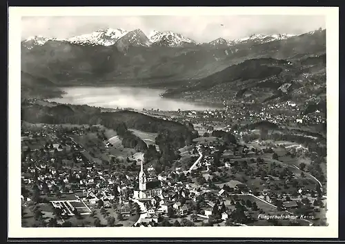 AK Kerns, Ortsansicht vom Flugzeug aus