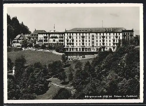 AK Bürgenstock, Blick auf das Palace- und Parkhotel