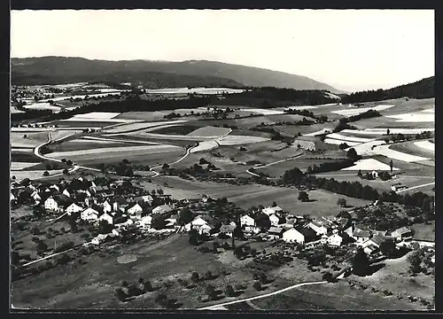 AK Burtigny, Vue aerienne