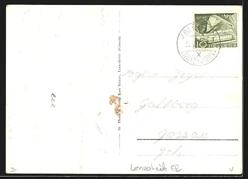 AK Valbella-Lenzerheide, Ferienheim des Bezirks Hinwil