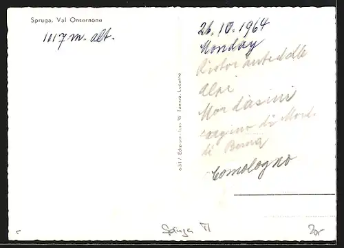 AK Spruga, Val Onsernone